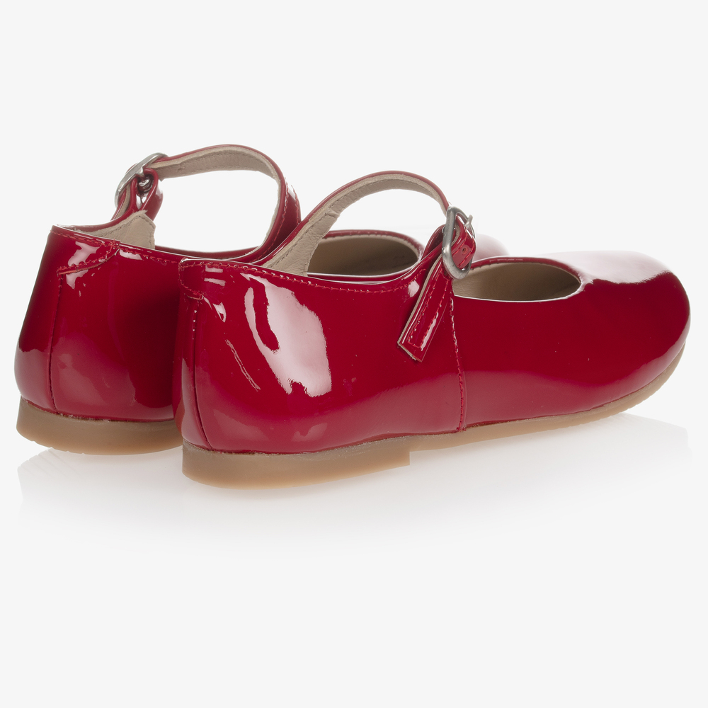 Manuela de Juan-Red Patent Leather Shoes | Childrensalon