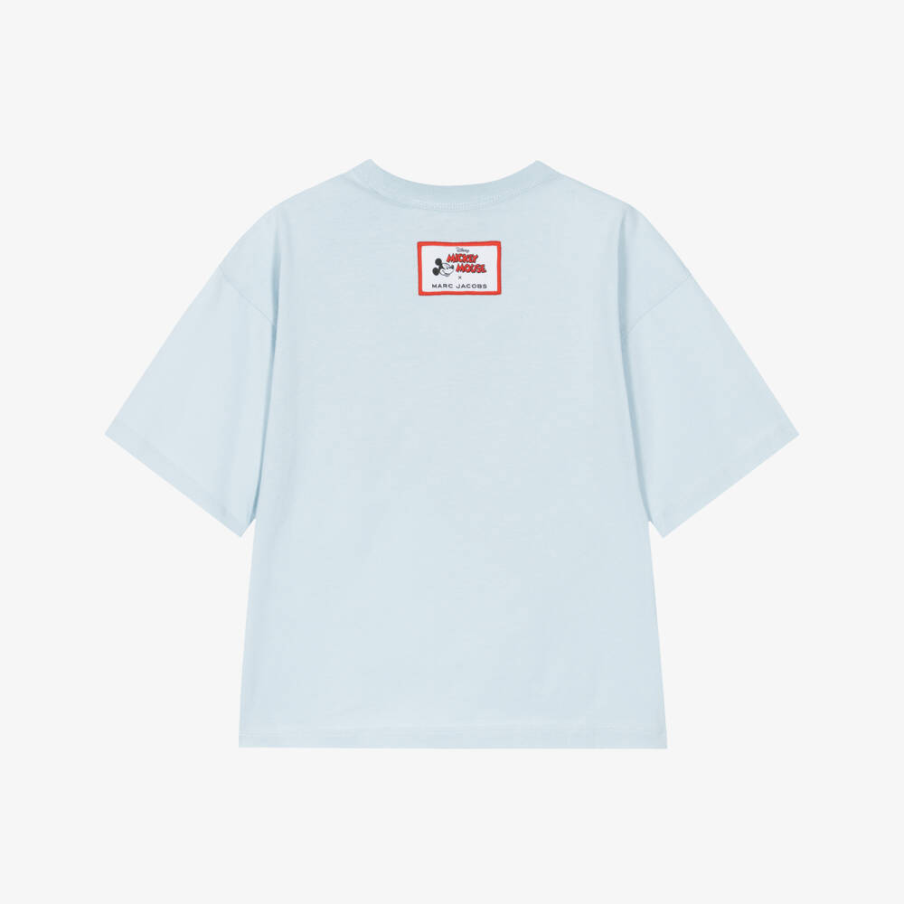 MARC JACOBS-Boys Blue Mickey Mouse Ski Print T-Shirt | Childrensalon