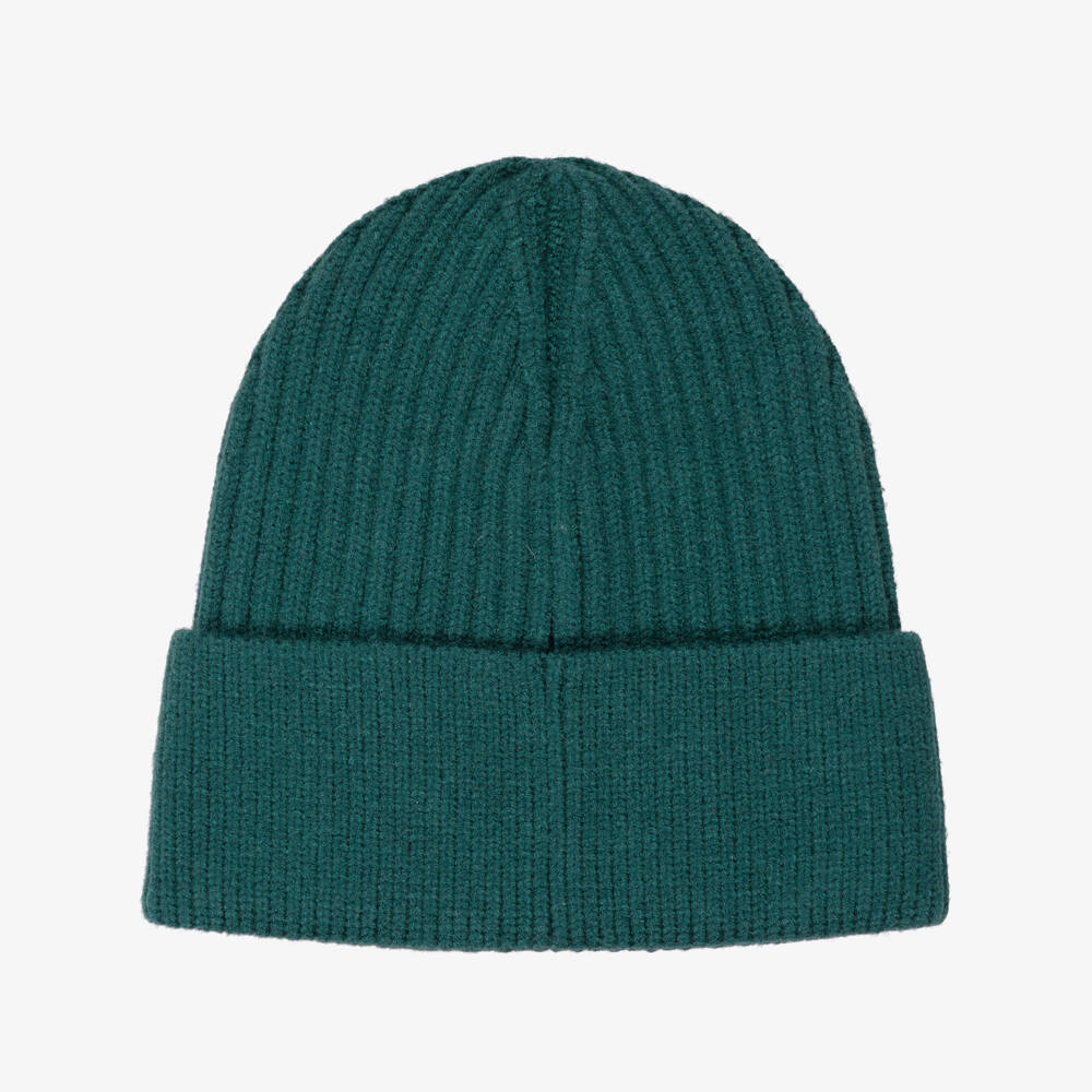 MARC JACOBS-Boys Green Mickey Mouse Badge Beanie Hat | Childrensalon
