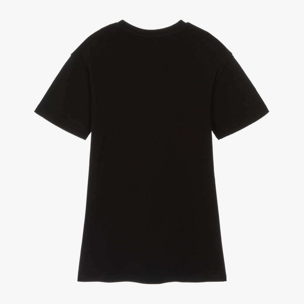MARC JACOBS-Girls Black Cotton Dress | Childrensalon