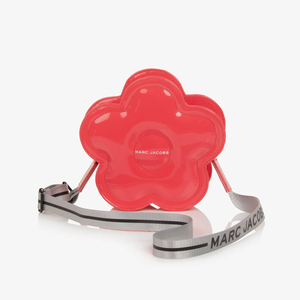 MARC JACOBS-Girls Pink Daisy Cross-Body Bag (20cm) | Childrensalon
