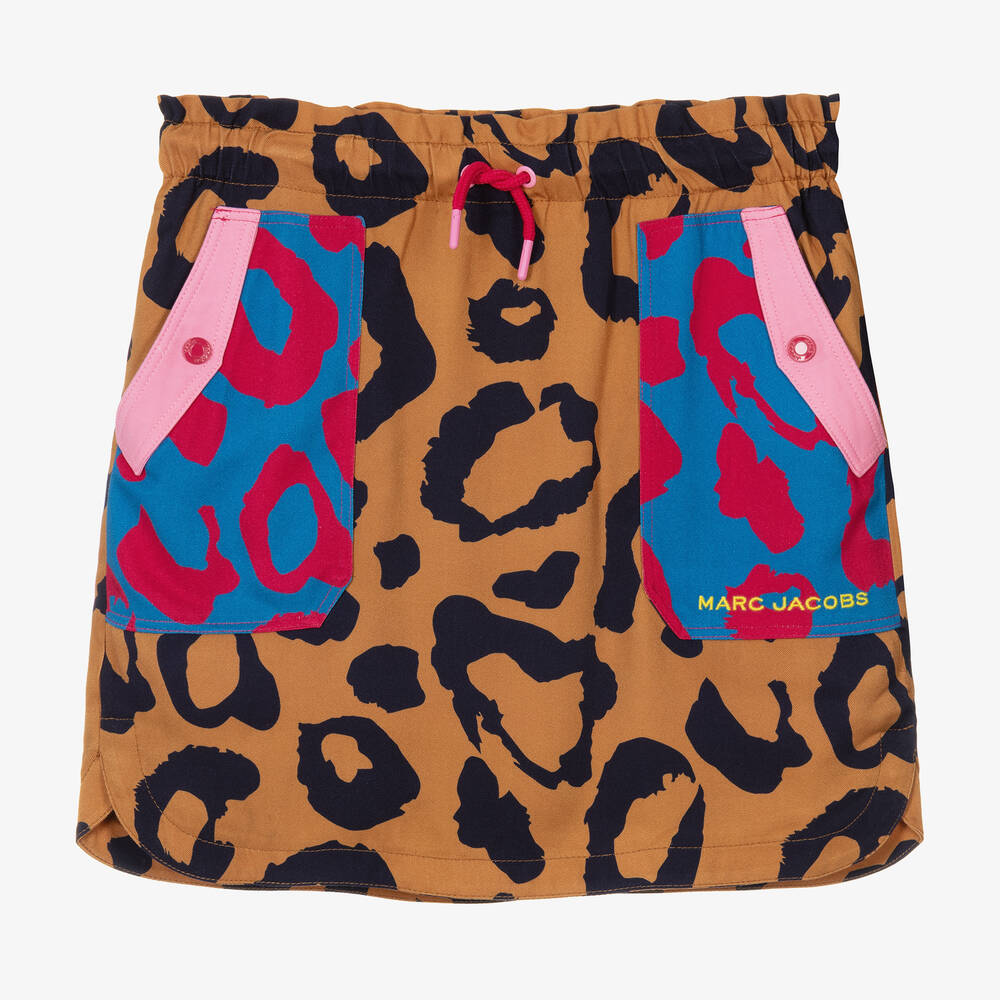 MARC JACOBS Teen Girls Brown Leopard Print Skirt Childrensalon Marc jacobs teen girls brown leopard print skirt childrensalon