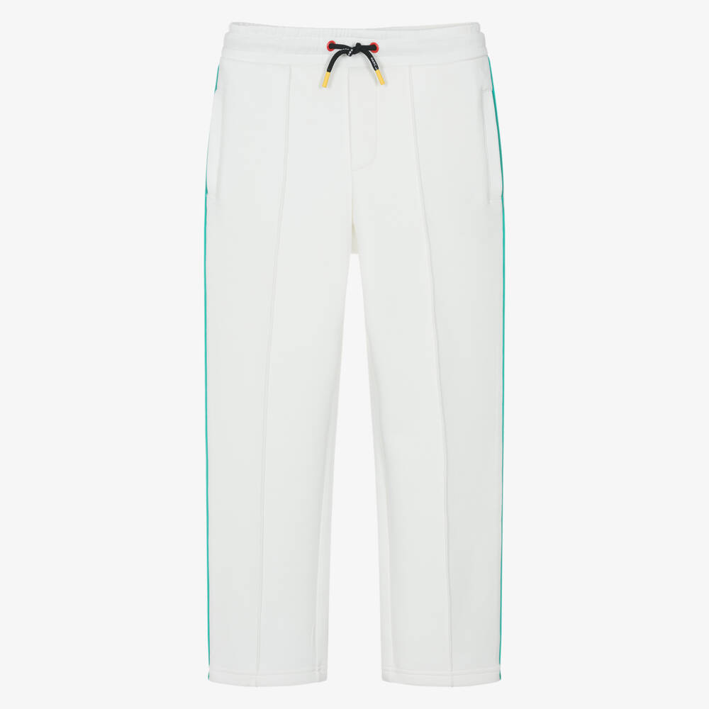 MARC JACOBS-White Mickey Mouse Jersey Joggers | Childrensalon