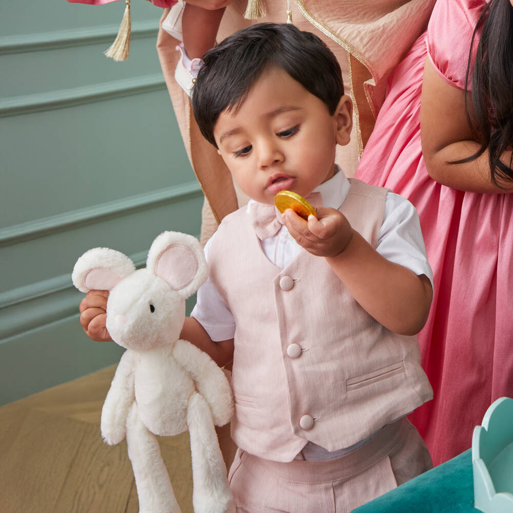 Marie-Chantal-Ivory Ody The Mouse Soft Toy (29cm) | Childrensalon