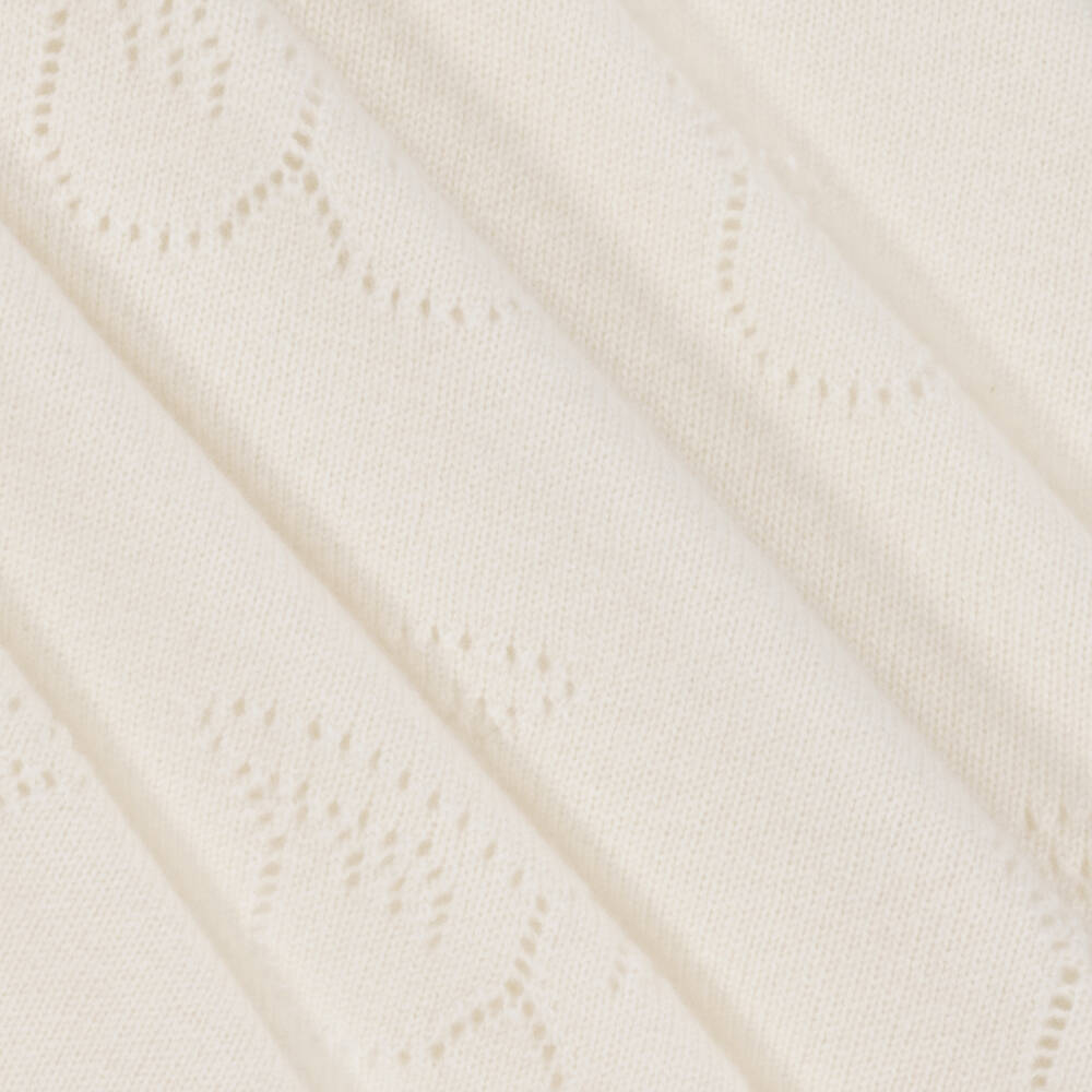 Marie-Chantal-Ivory Pure Cashmere Blanket (82cm) | Childrensalon