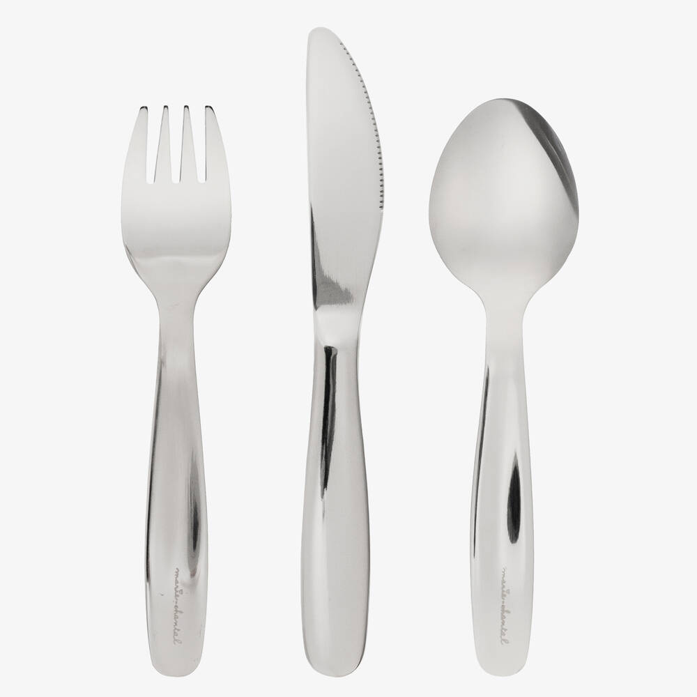 Marie-Chantal-طقم أدوات مائدة ستانلس ستيل للأطفال | Childrensalon