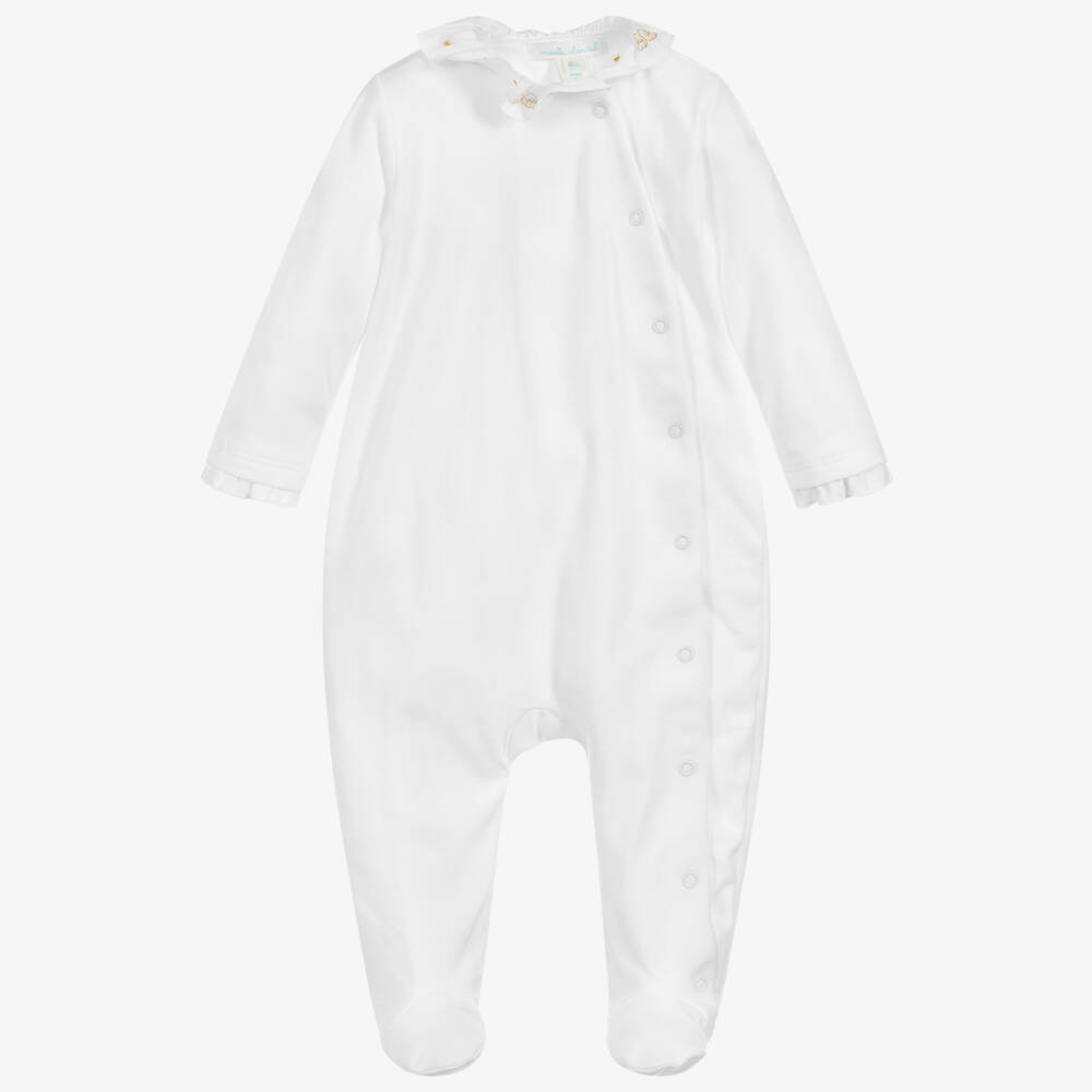 Marie-Chantal-Белый комбинезон с крылышками ангела | Childrensalon