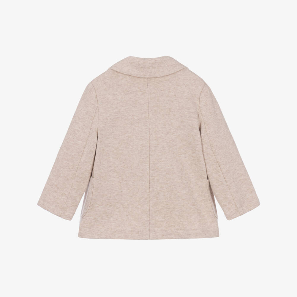 Mayoral Для новорожденных-Baby Boys Beige Jersey Blazer | Childrensalon