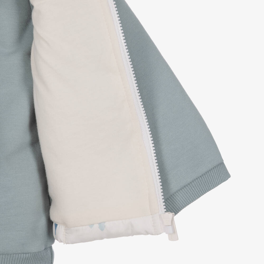 Mayoral Newborn-Baby Boys Blue Trouser Set with Snow Dogs | Childrensalon