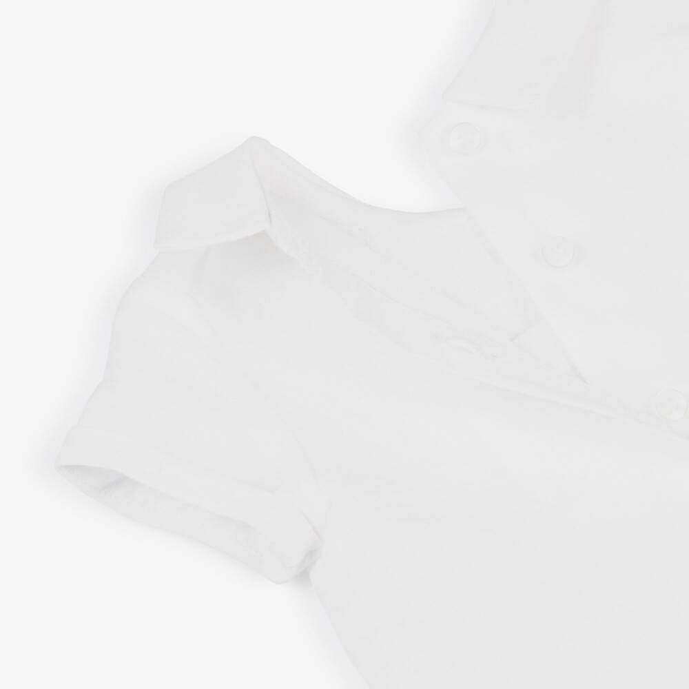 Mayoral Для новорожденных-Baby Boys Ivory & Blue Buster Suit | Childrensalon