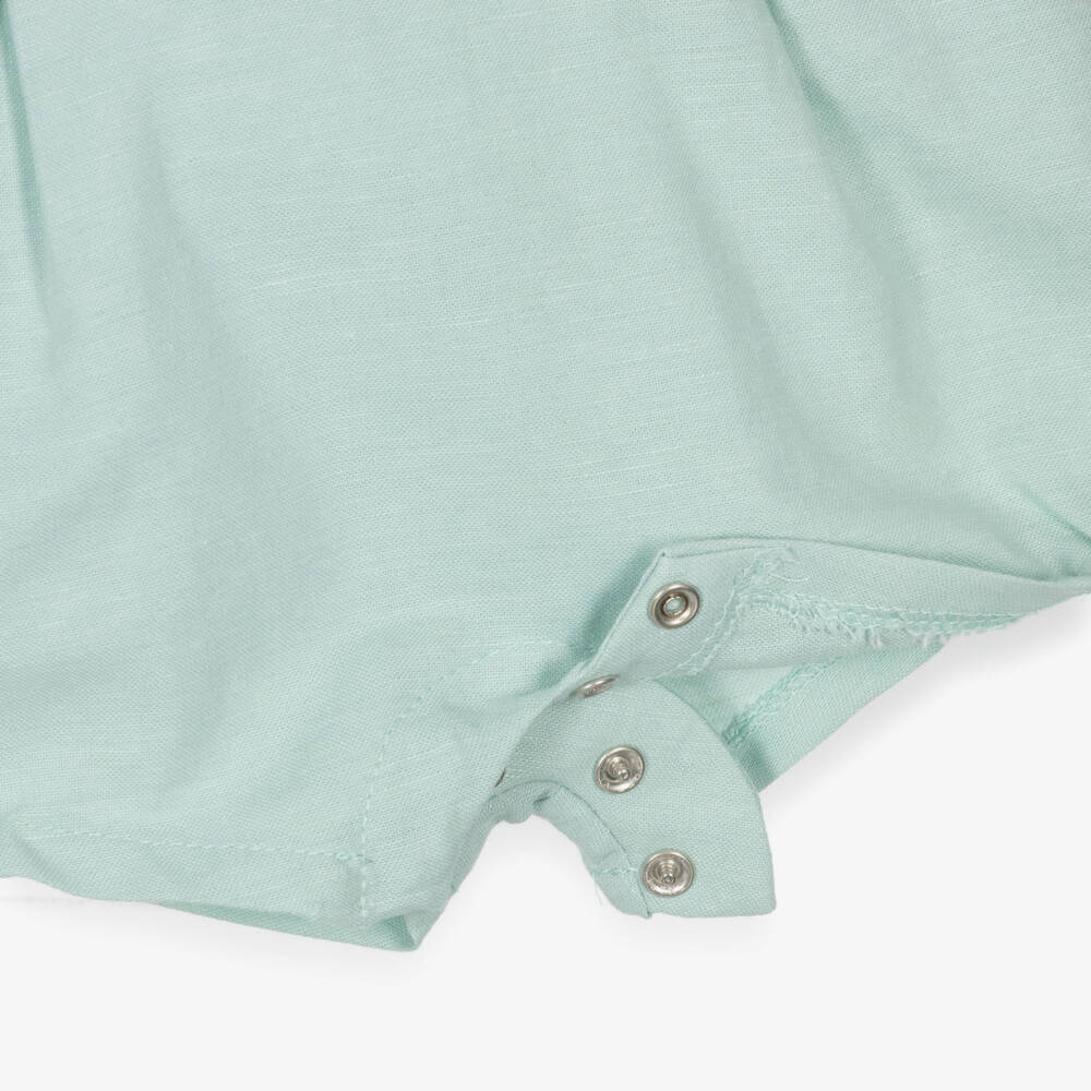 Mayoral Newborn-Baby Boys Ivory & Green Shortie | Childrensalon