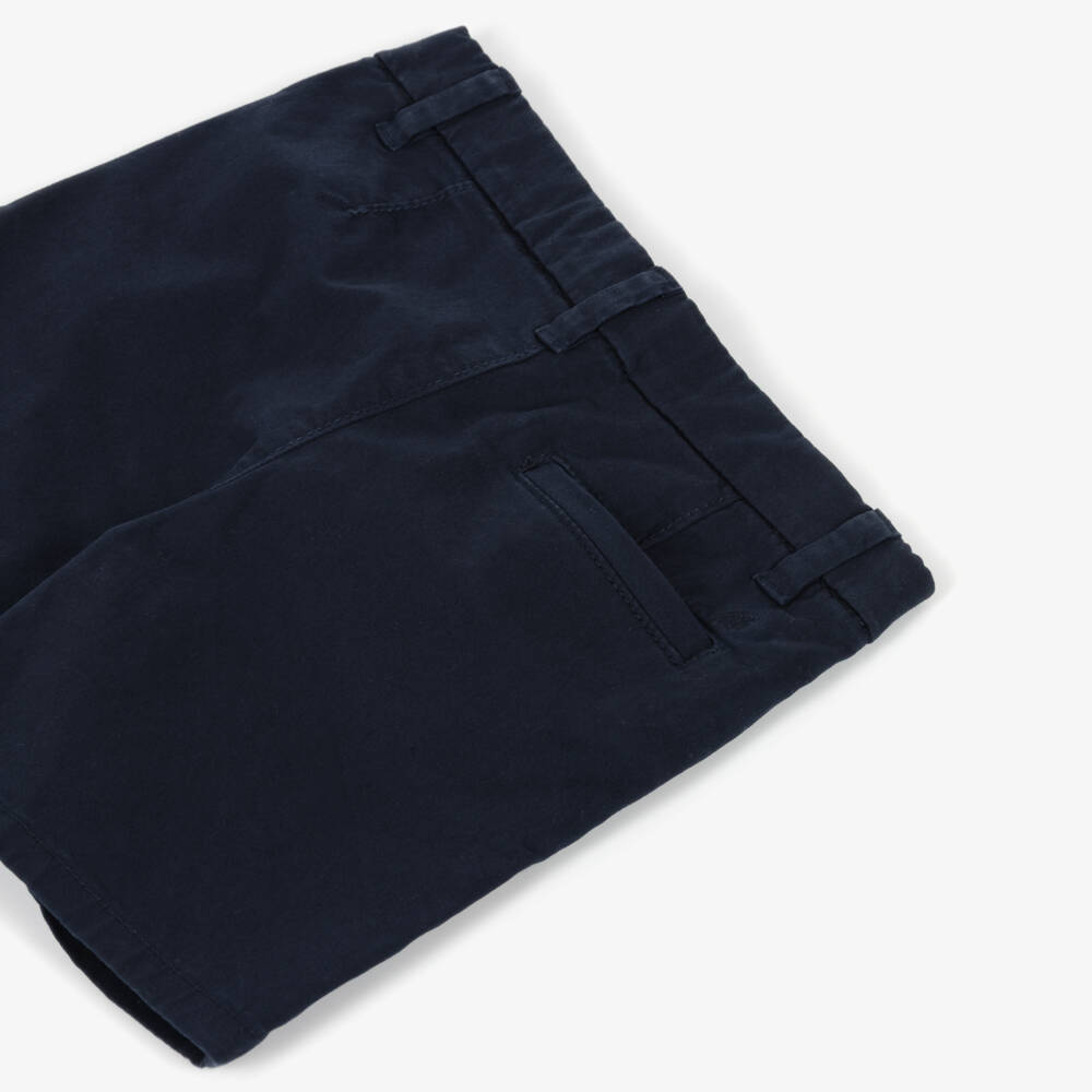 Mayoral-شورت تشينو قطن لون كحلي للأولاد الرضع | Childrensalon