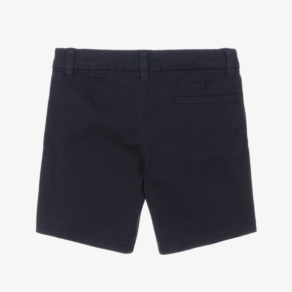 Mayoral-شورت تشينو قطن لون كحلي للأولاد الرضع | Childrensalon