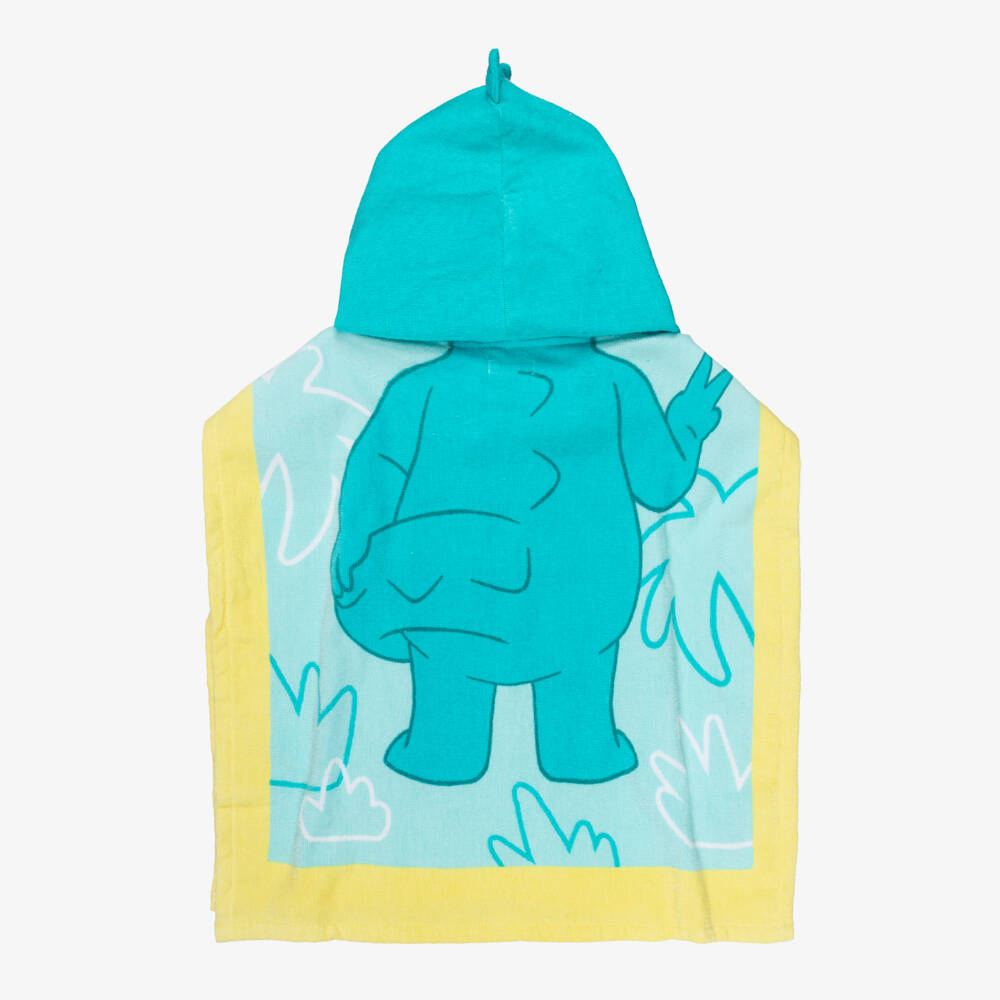 Mayoral-Baby Boys Turquoise Crocodile Poncho Towel | Childrensalon
