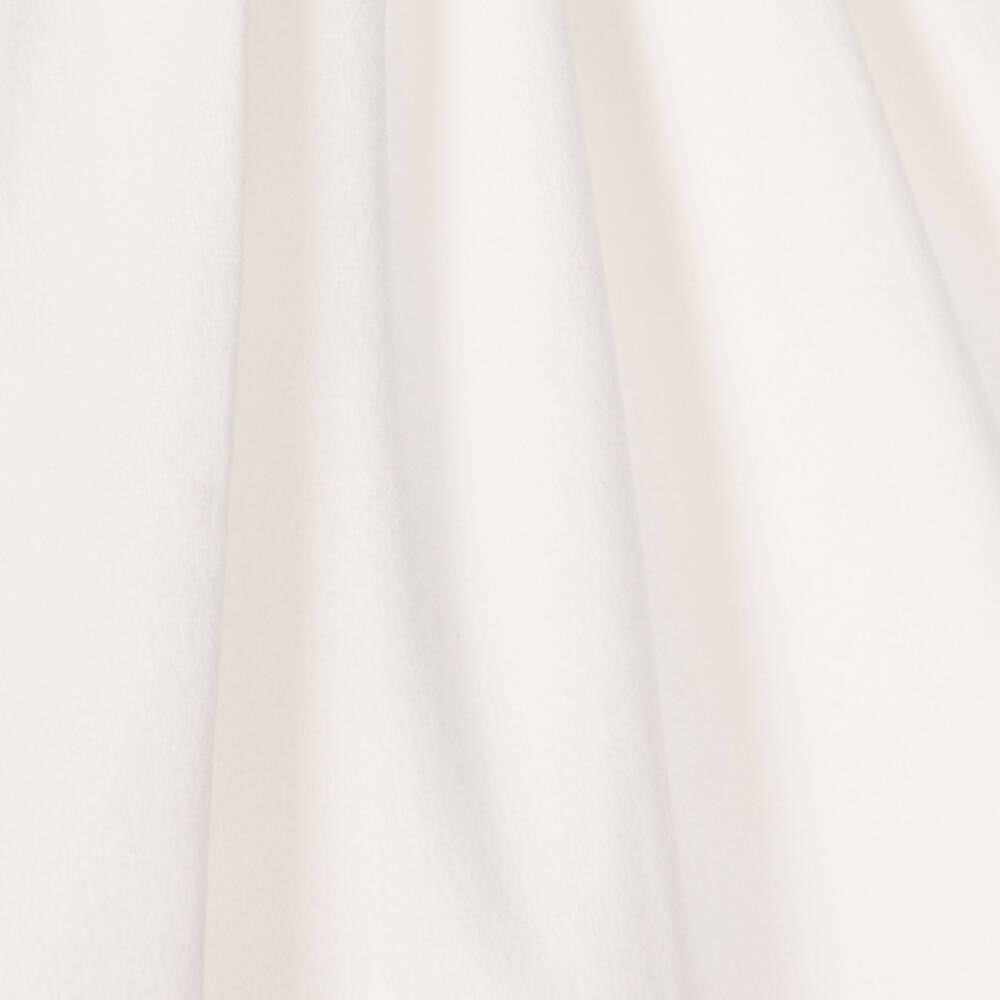 Mayoral Newborn-Baby Girls Ivory Velvet Dress with Gold Embroidery | Childrensalon