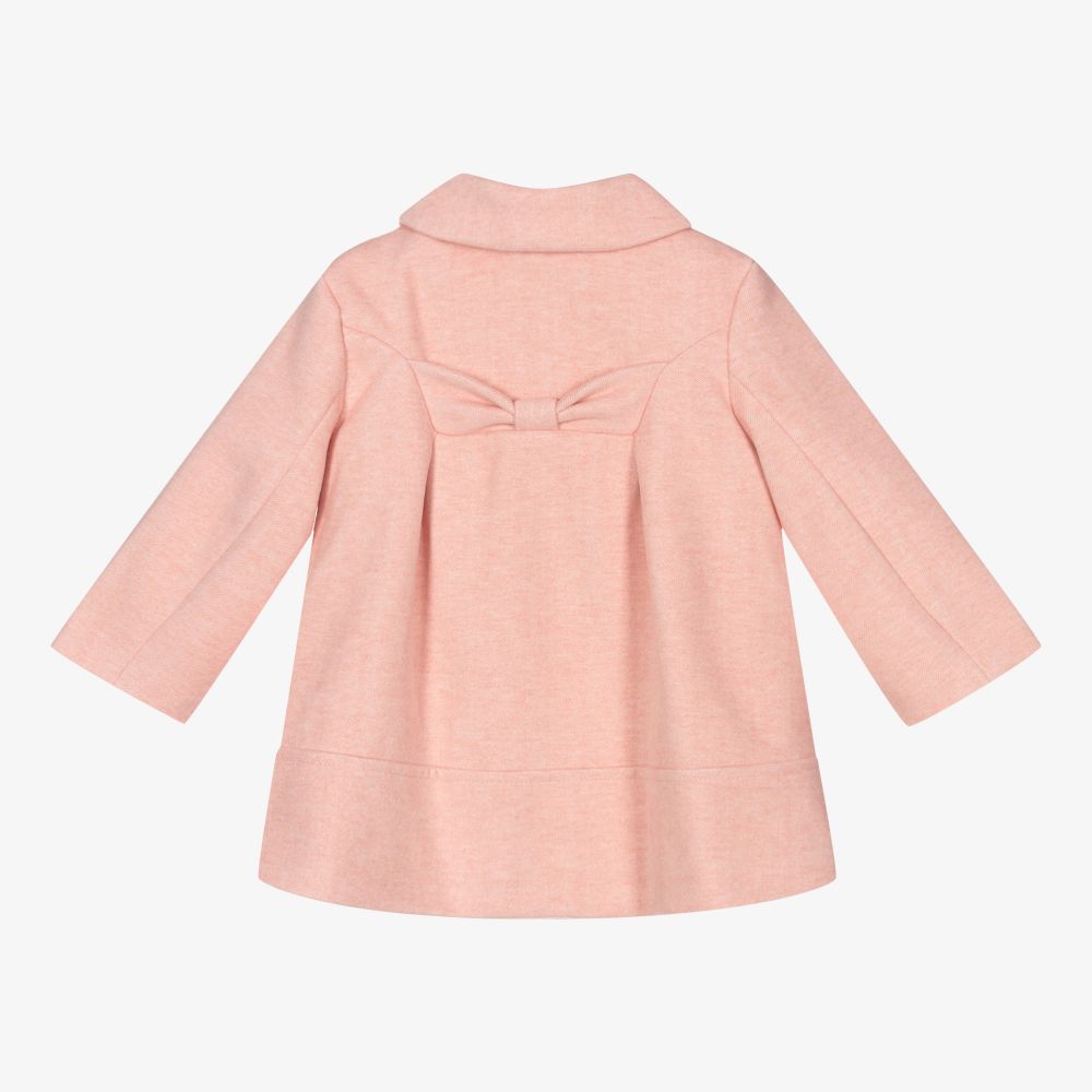 Mayoral Для новорожденных-Розовое пальто для малышек | Childrensalon