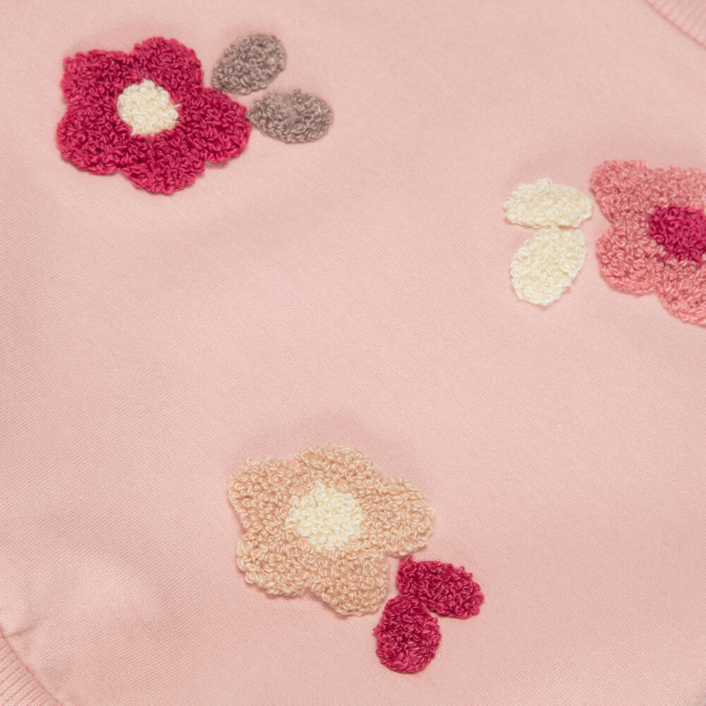 Mayoral Для новорожденных-Baby Girls Pink Cotton Floral Leggings Set | Childrensalon