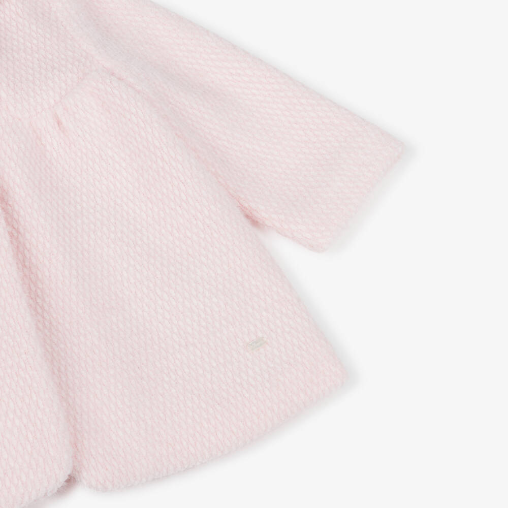 Mayoral Newborn-معطف لون زهري للبنات الرضع | Childrensalon