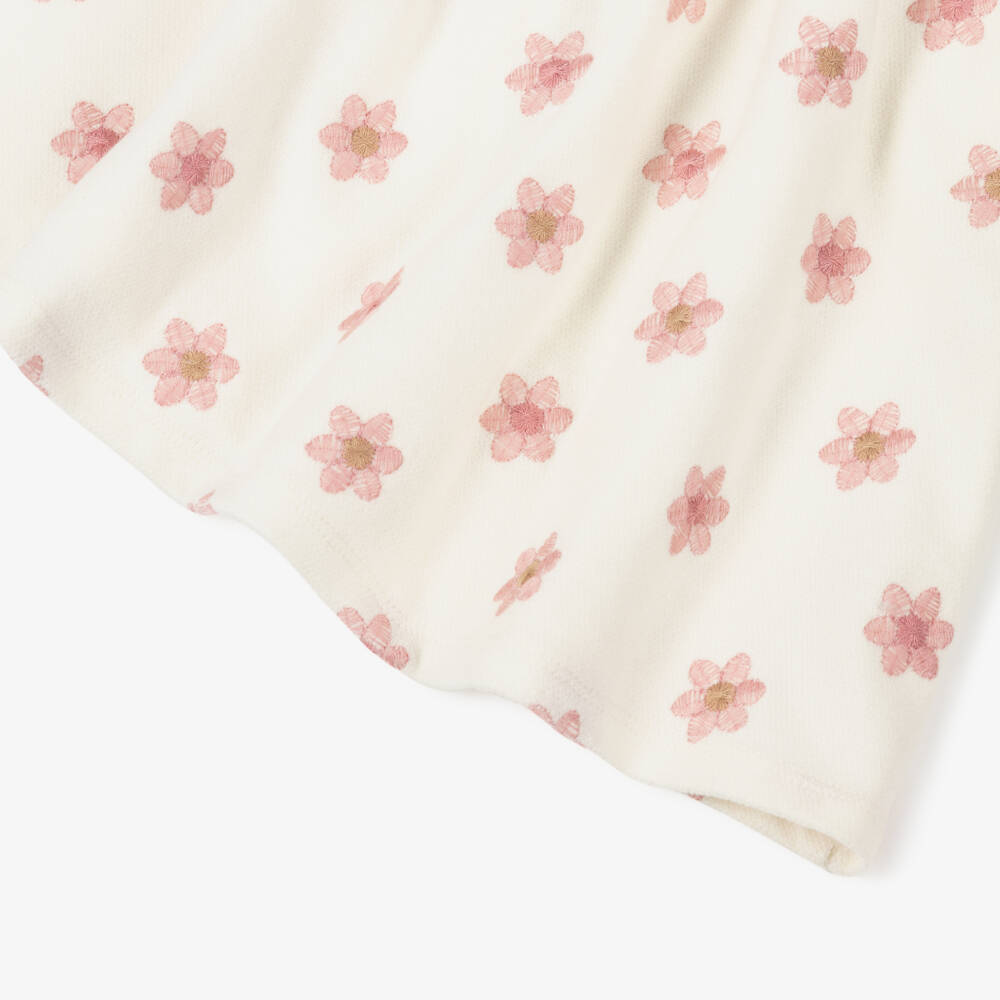 Mayoral Для новорожденных-Платье розово-кремовое многослойное для малышек | Childrensalon