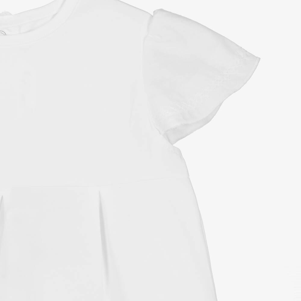 Mayoral Newborn-Baby Girls Pink Leggings Set with Colourful Floral Print | Childrensalon