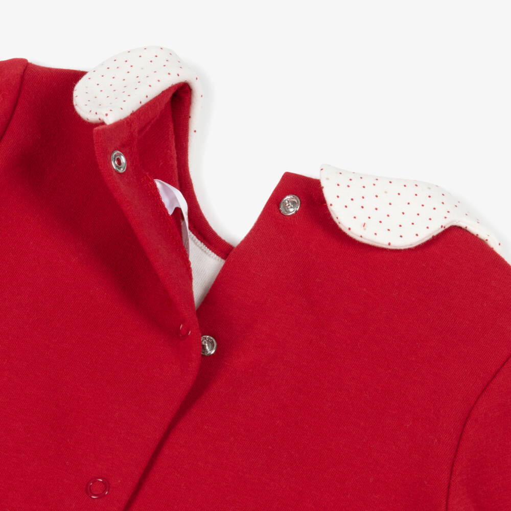 Mayoral Для новорожденных-Baby Girls Red Cotton Jersey Leggings Set | Childrensalon