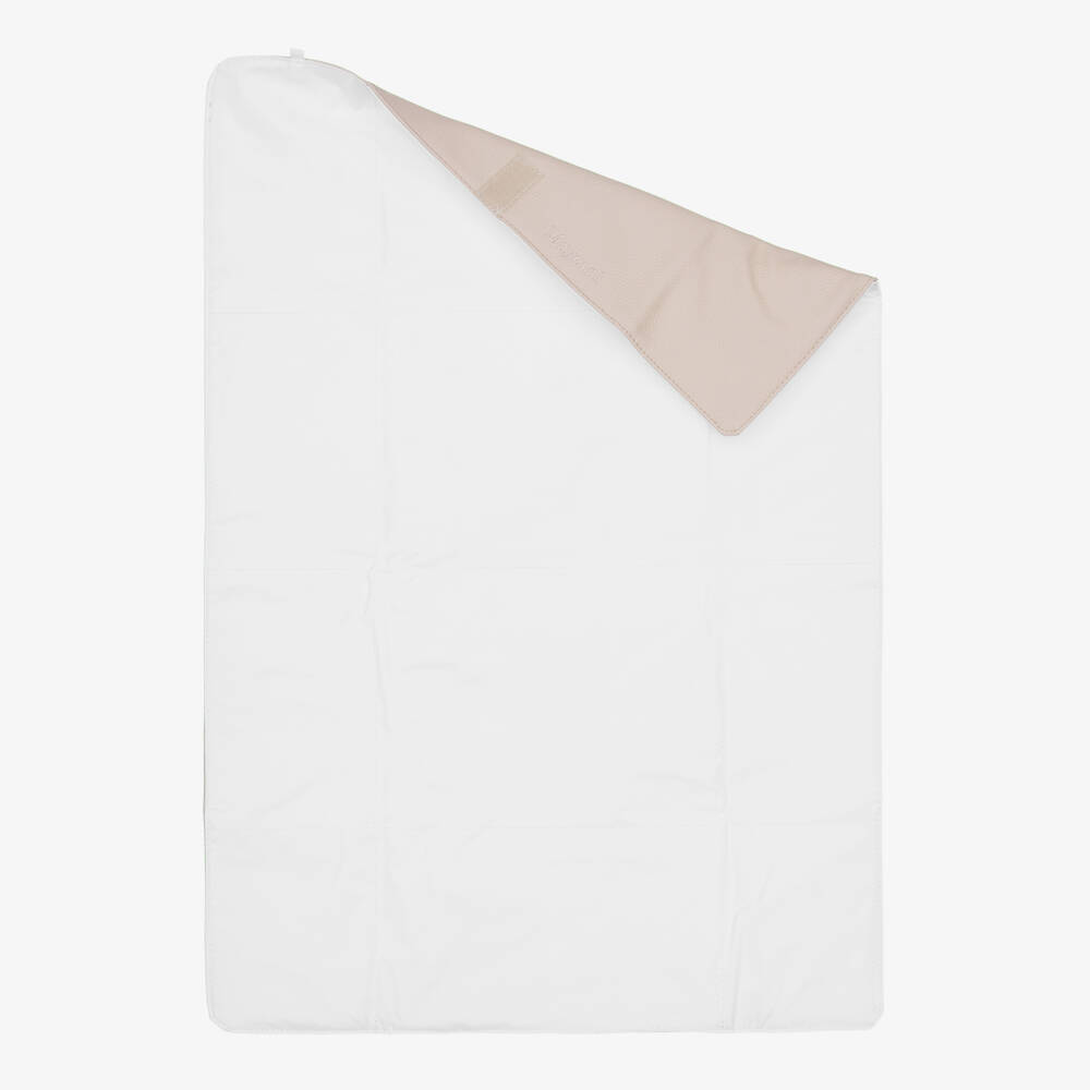 Mayoral Newborn-Beige Faux Leather Foldable Changing Mat (70cm) | Childrensalon