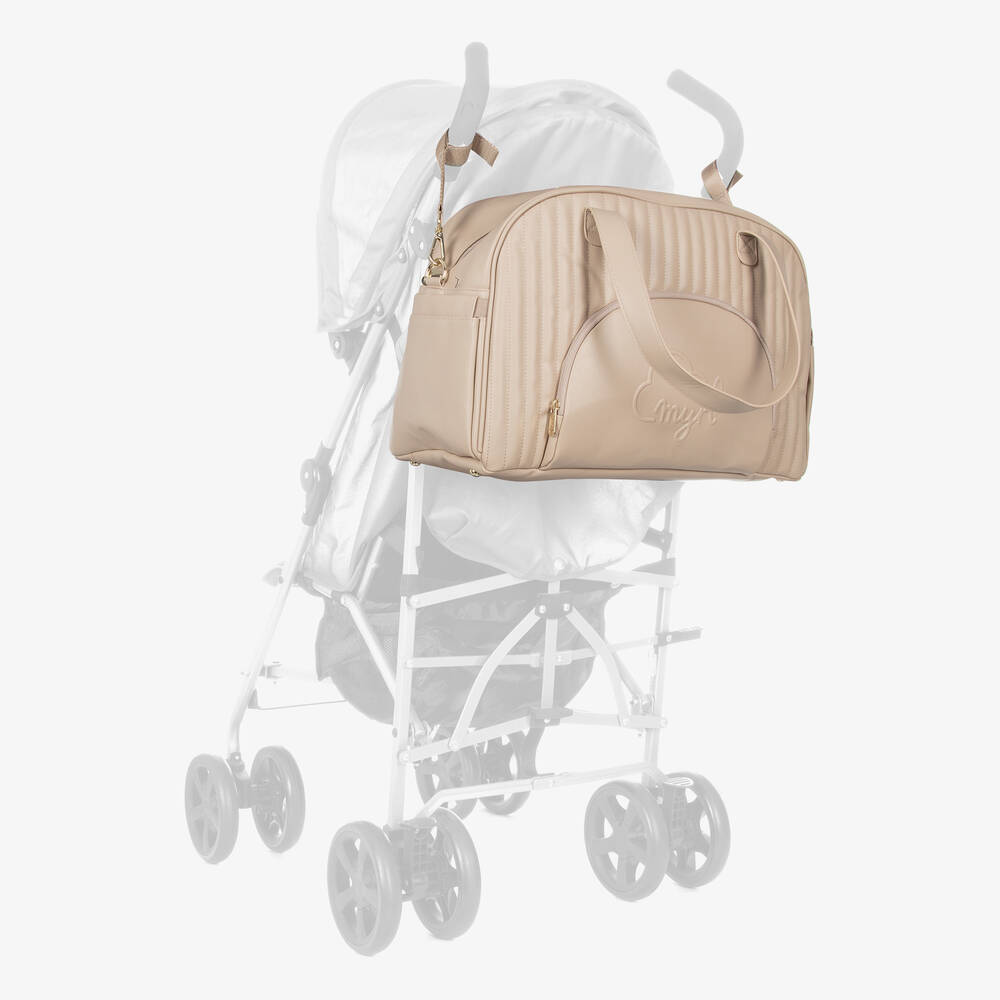 Mayoral-Бежевая стеганая пеленальная сумка (44см) | Childrensalon