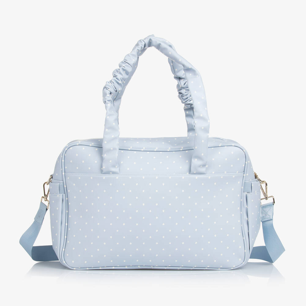 Mayoral-Blue Faux Leather Changing Bag (48cm) | Childrensalon