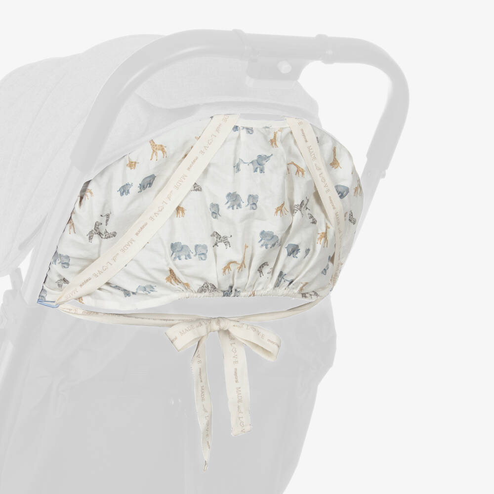 Mayoral Для новорожденных-Конверт голубой с принтом сафари животных (100см) | Childrensalon