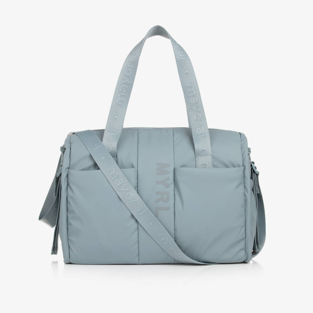 Mayoral Newborn-Blue Waterproof Baby Changing Bag (38cm) | Childrensalon