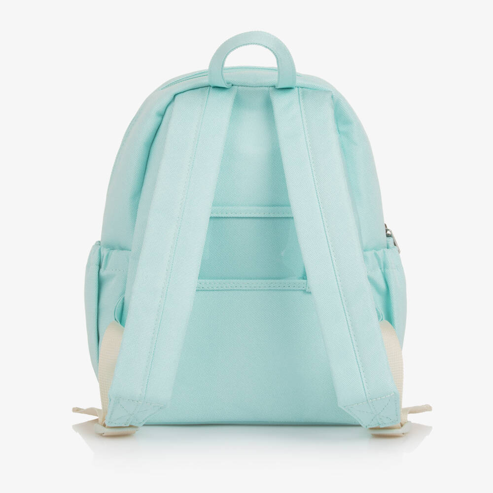 Mayoral Newborn-Blue & White Canvas Bunny Backpack (27cm) | Childrensalon