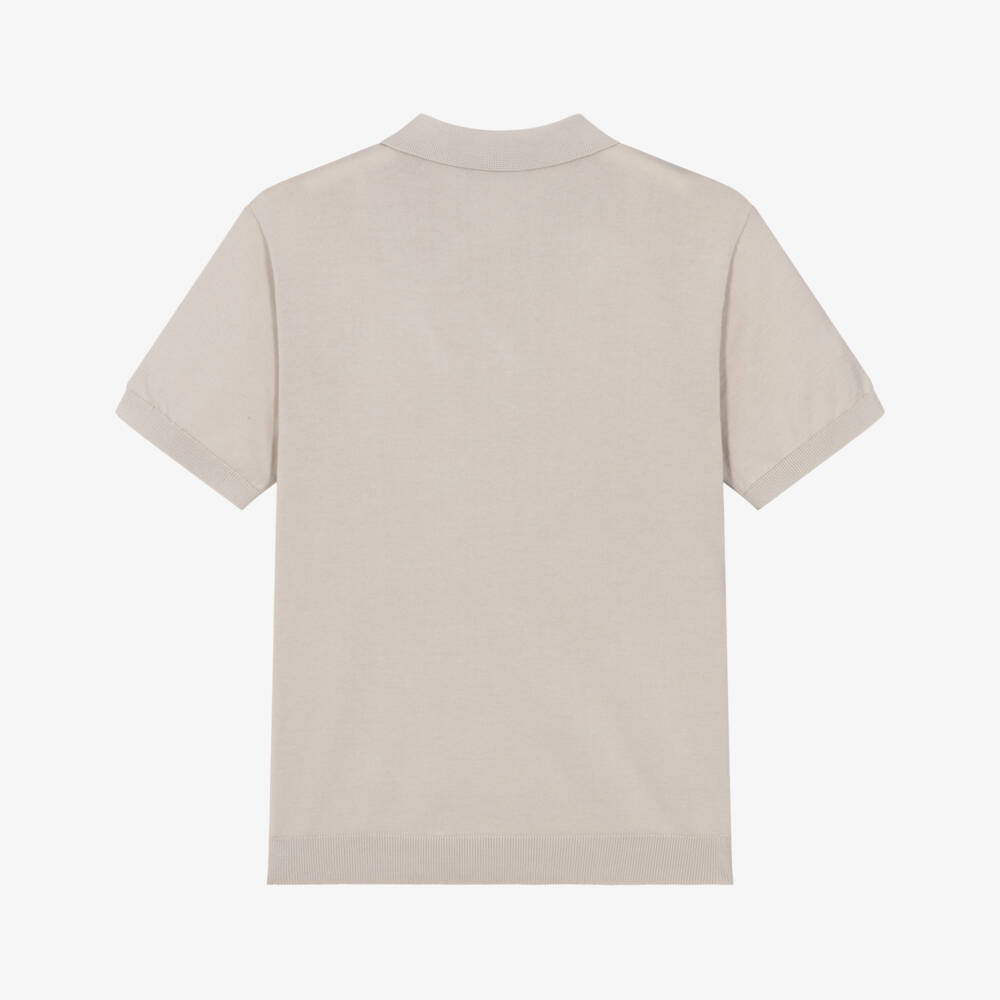 Mayoral Нукутаваке-Рубашка поло бежевая из хлопка для мальчиков | Childrensalon