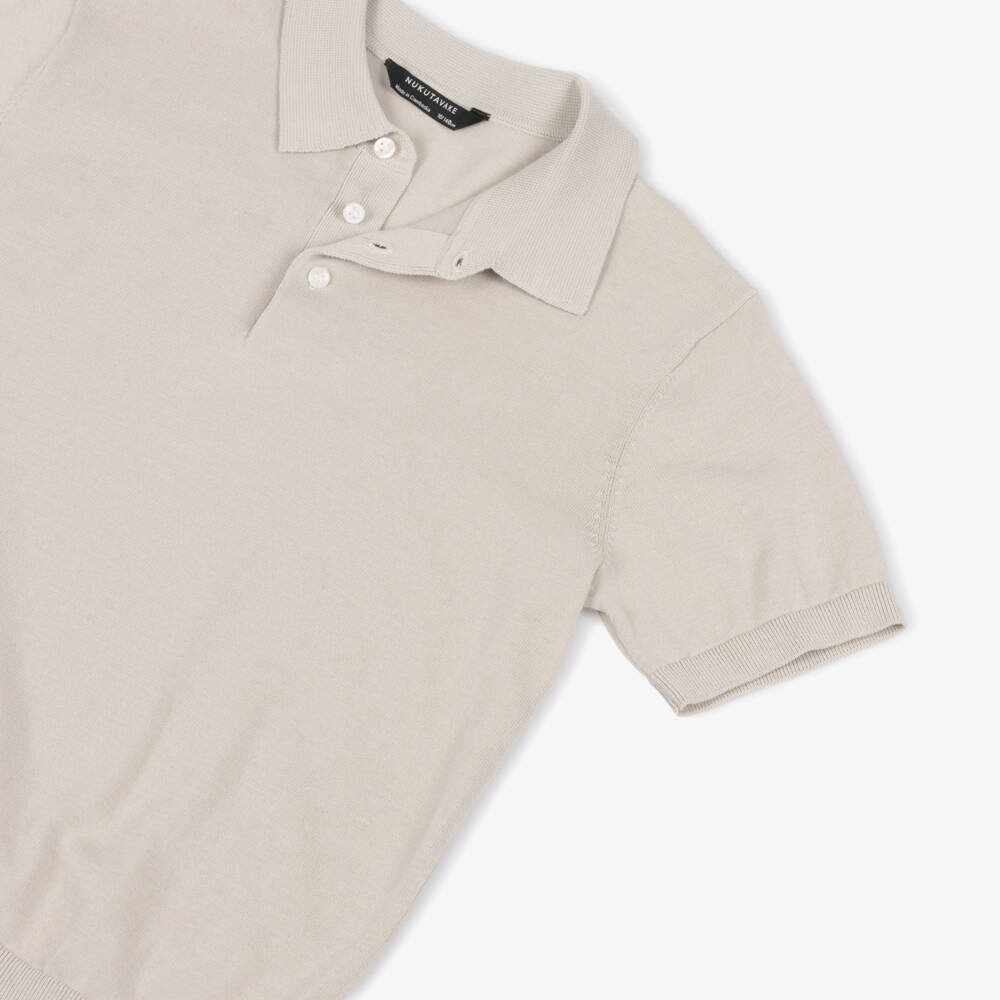 Mayoral Нукутаваке-Рубашка поло бежевая из хлопка для мальчиков | Childrensalon