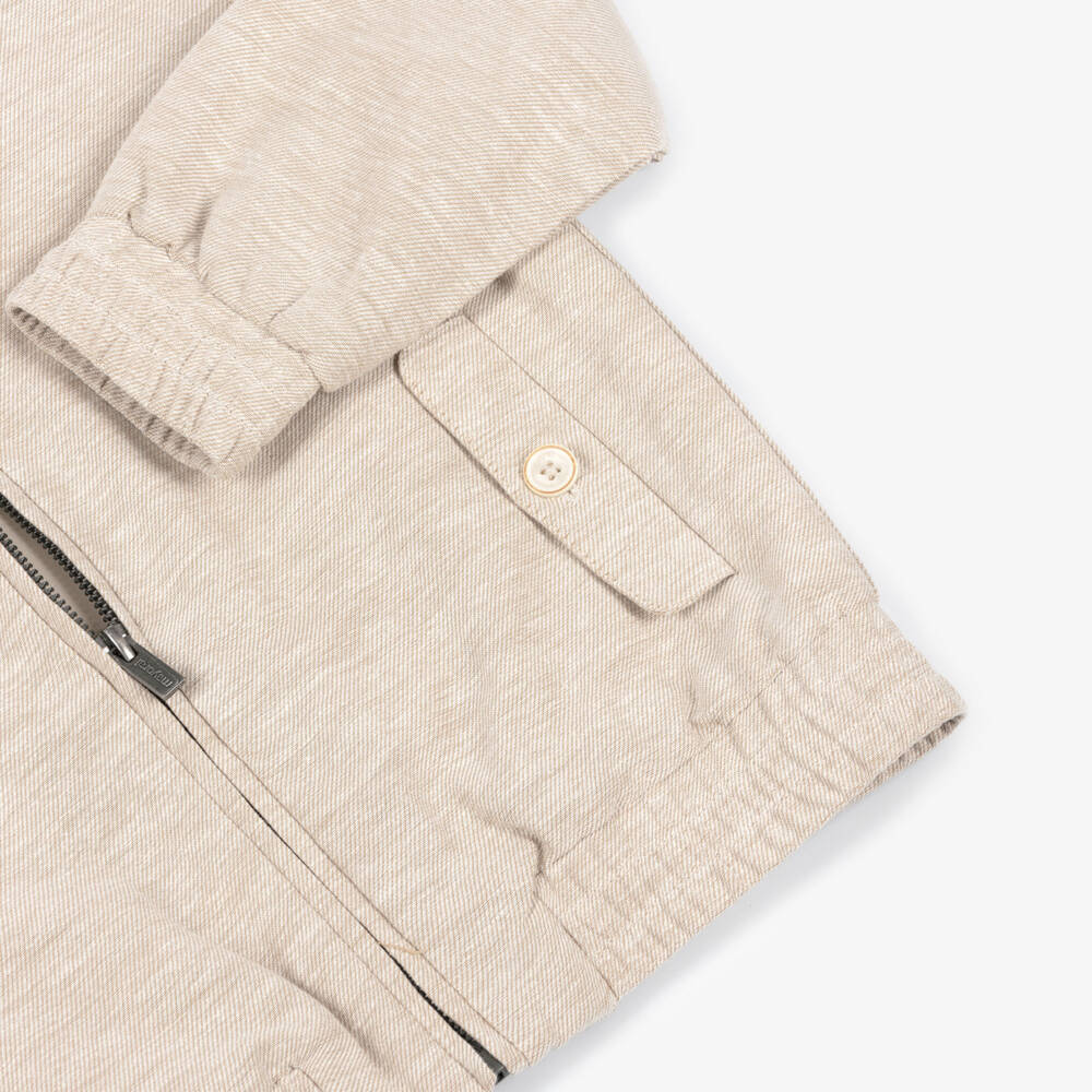 Mayoral Beige Quilted Jacket