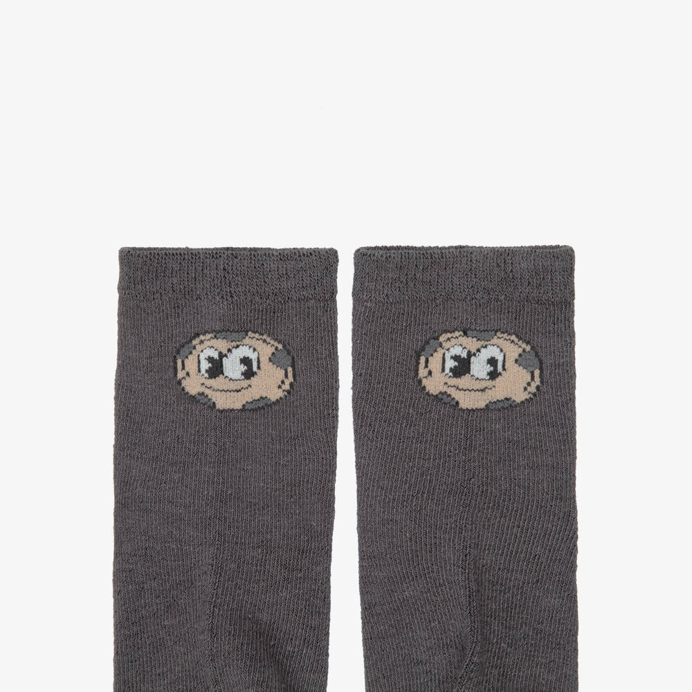 Mayoral-Boys Beige & Grey Ankle Socks (3 Pack) | Childrensalon