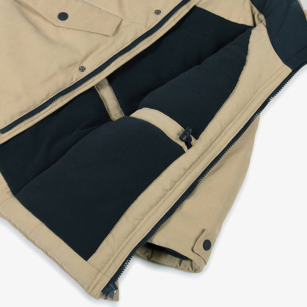 Mayoral-معطف باركا بهودي ومبطن لون بيج للأولاد | Childrensalon