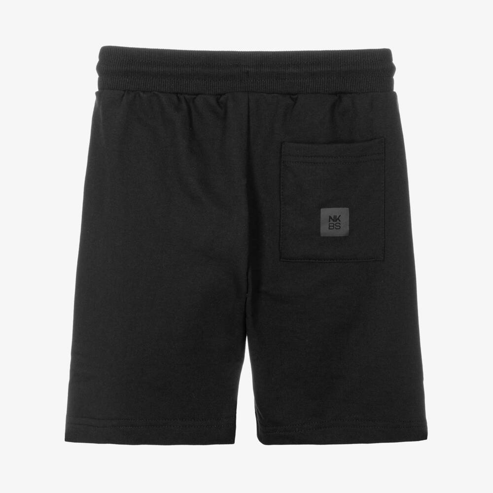 Mayoral Nukutavake-شورت قطن جيرسي برباط لون أسود للأولاد | Childrensalon