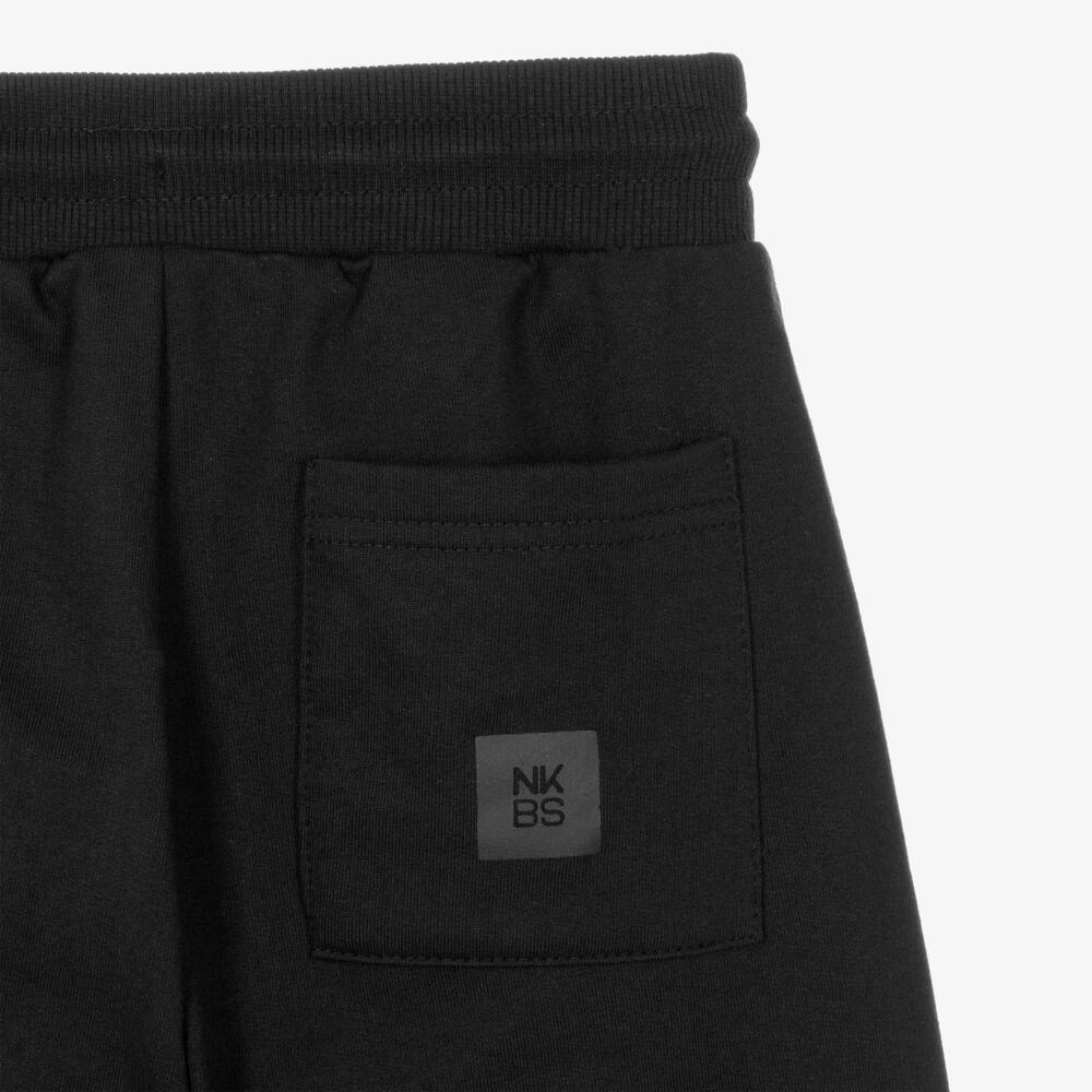 Mayoral Nukutavake-شورت قطن جيرسي برباط لون أسود للأولاد | Childrensalon