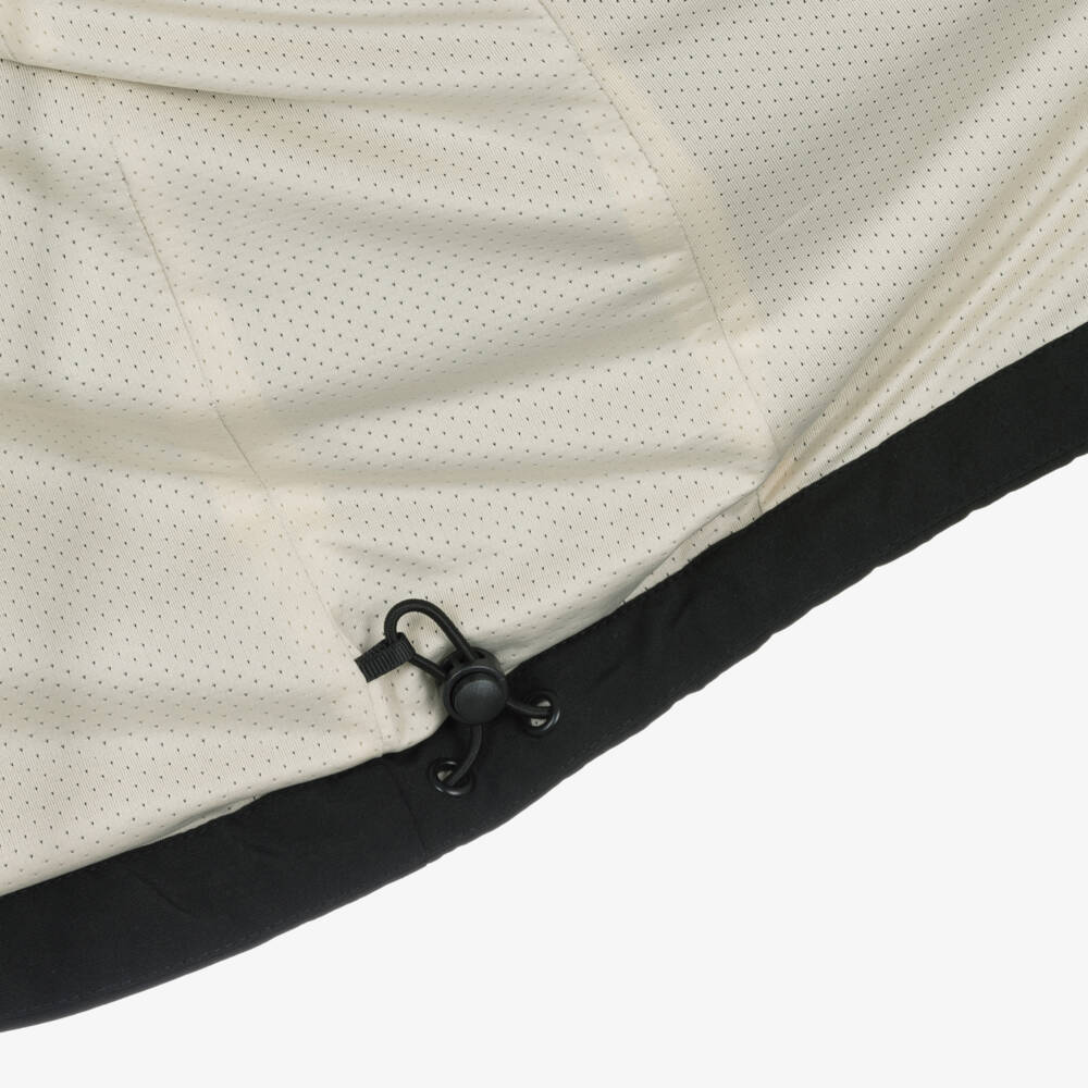 Mayoral Nukutavake-Boys Black Water Repellent Jacket with Drawstring Hem | Childrensalon