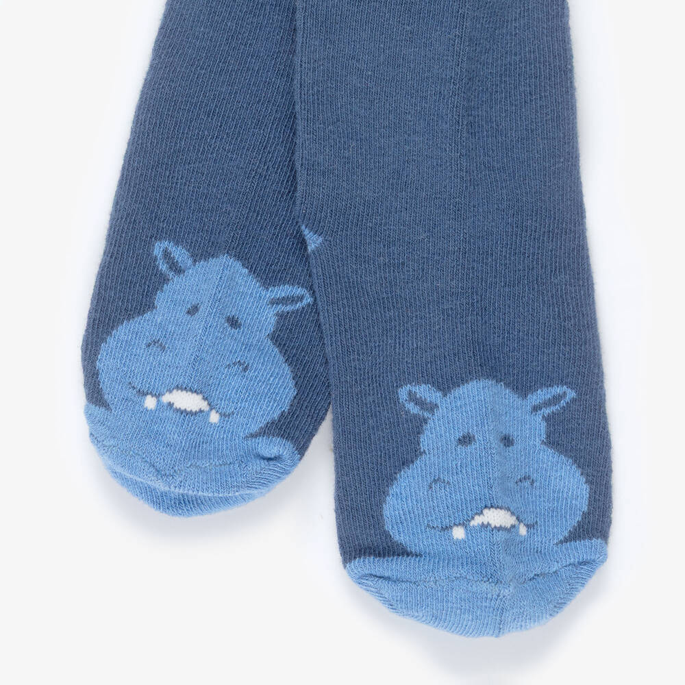 Mayoral-Boys Blue & Beige Ankle Socks (3 Pack) | Childrensalon