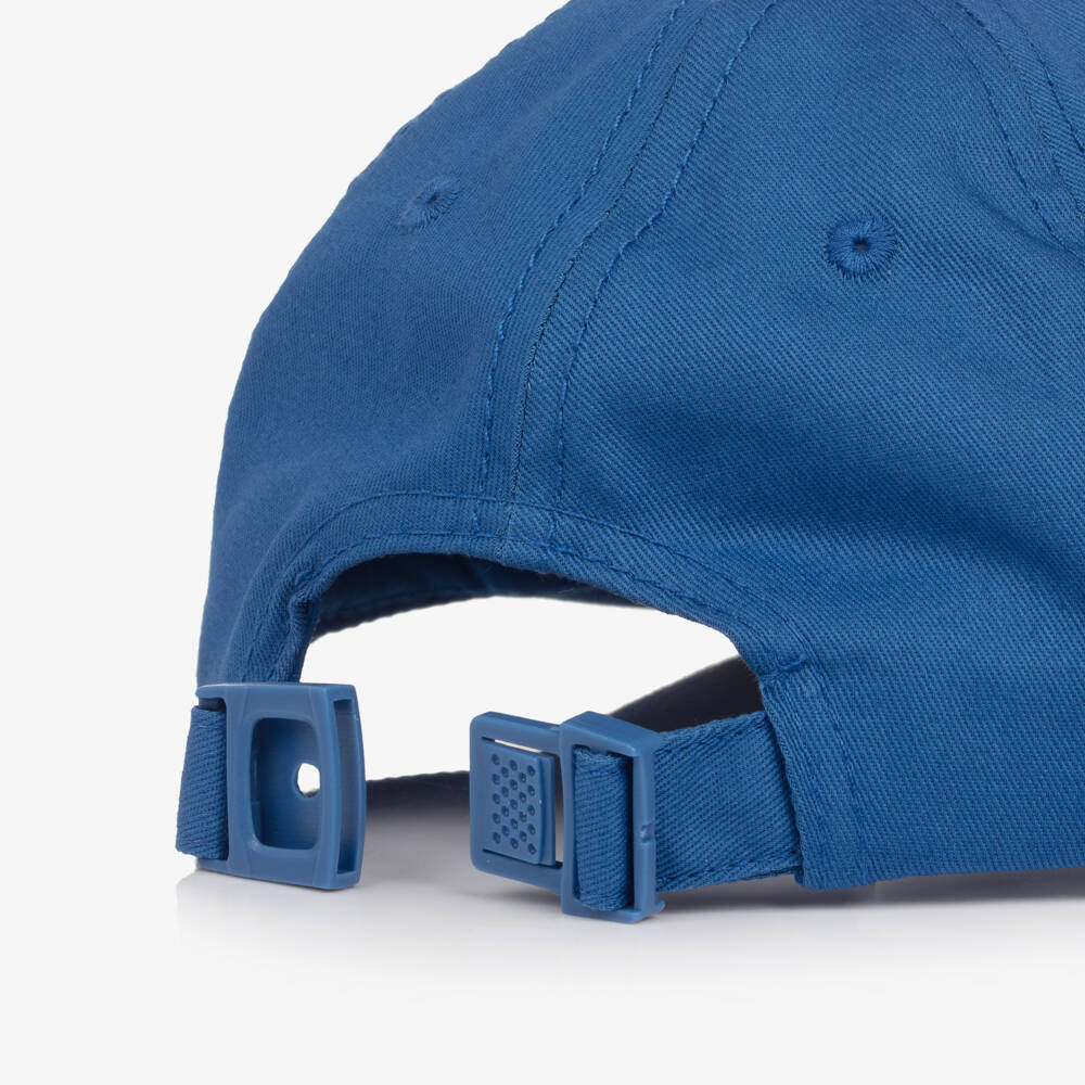 Mayoral-Boys Blue Cotton Twill Shark Cap | Childrensalon