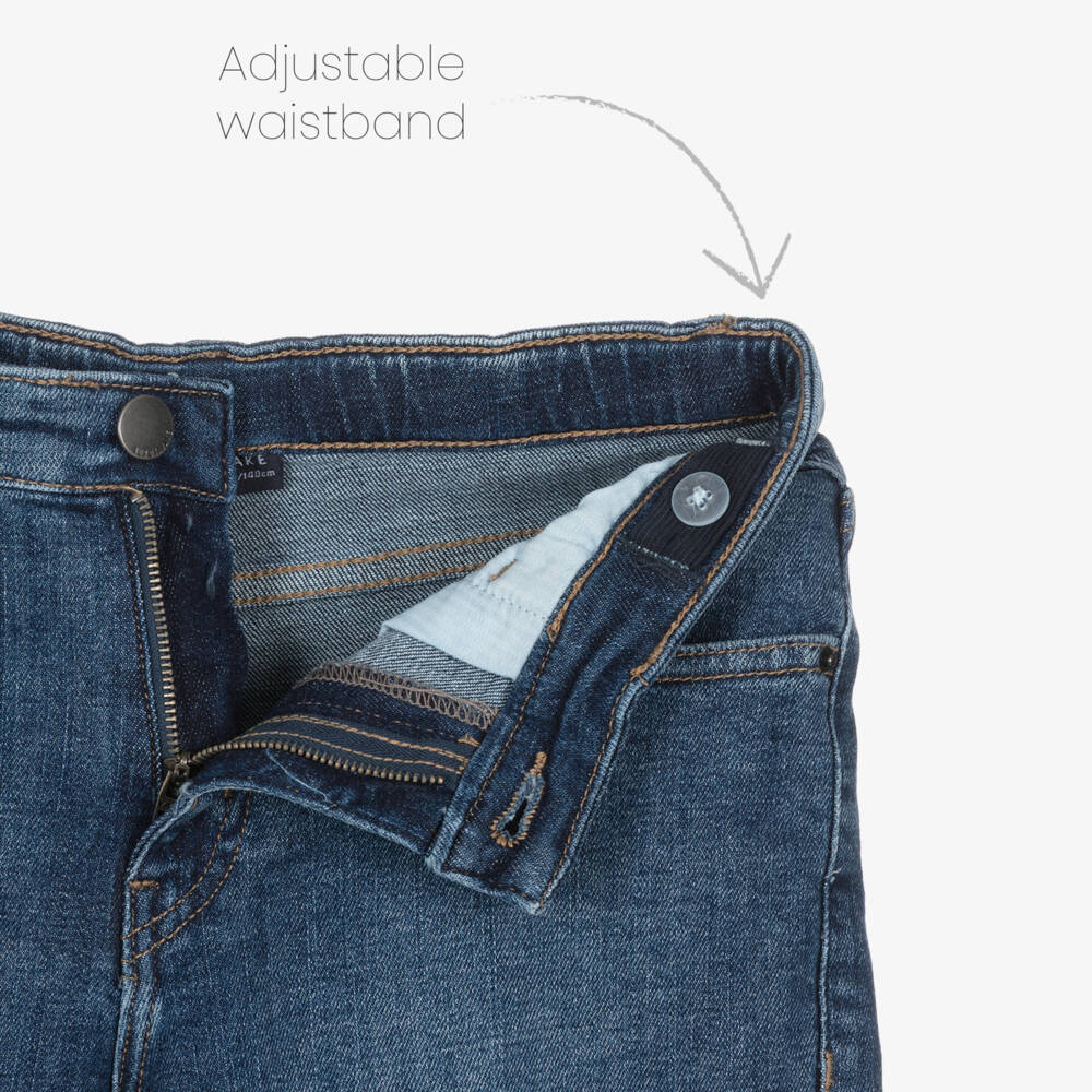 Mayoral Нукутаваке-Boys Blue Denim 5 Pocket Shorts | Childrensalon