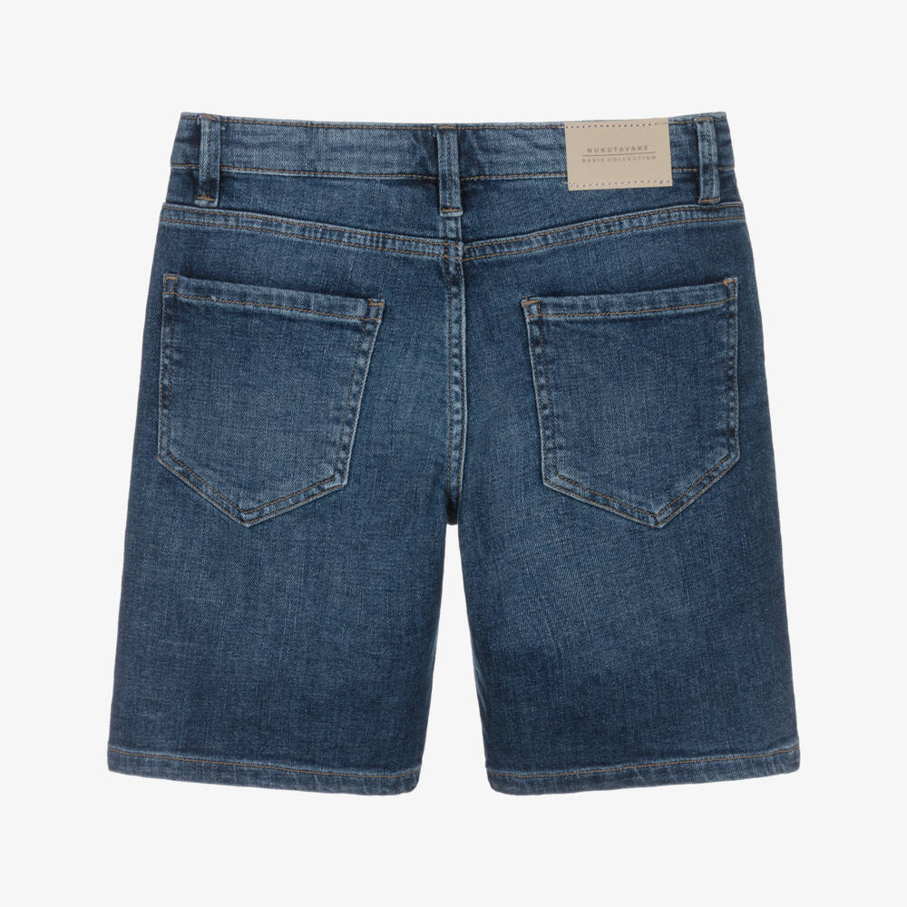 Mayoral Нукутаваке-Boys Blue Denim 5 Pocket Shorts | Childrensalon