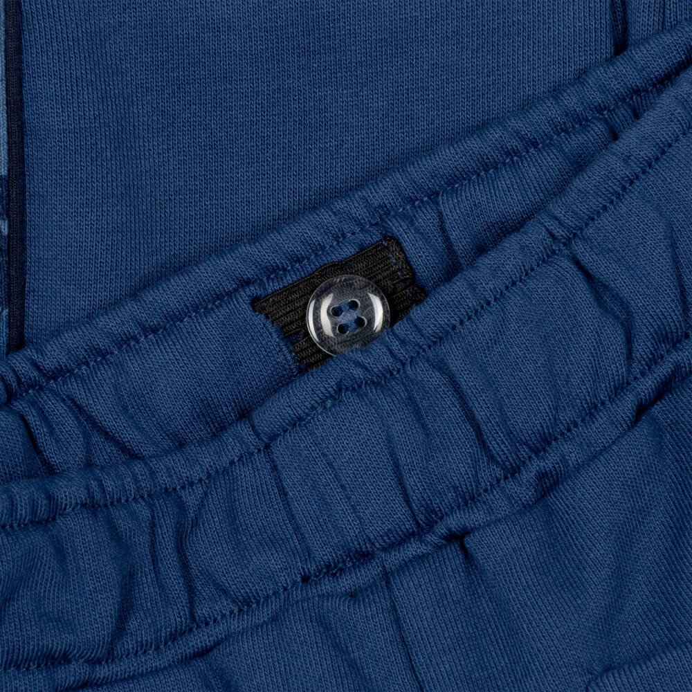 Mayoral-Boys Blue Joggers with Camouflage Detail | Childrensalon