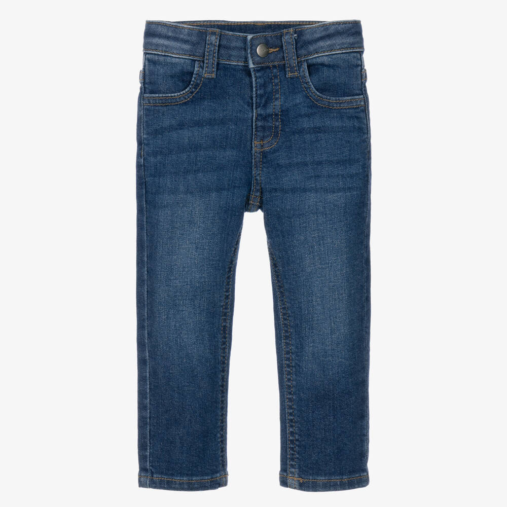 Mayoral-Boys Blue Slim Fit Denim Jeans | Childrensalon