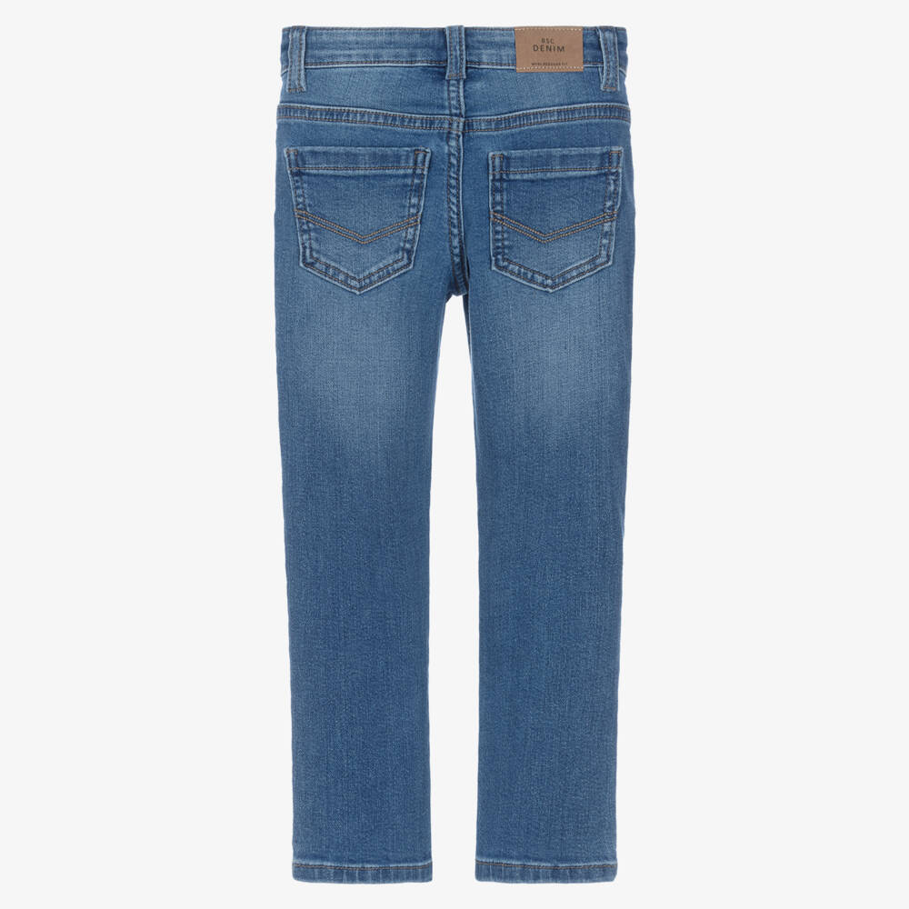 Mayoral-Boys Blue Slim Fit Denim Jeans | Childrensalon