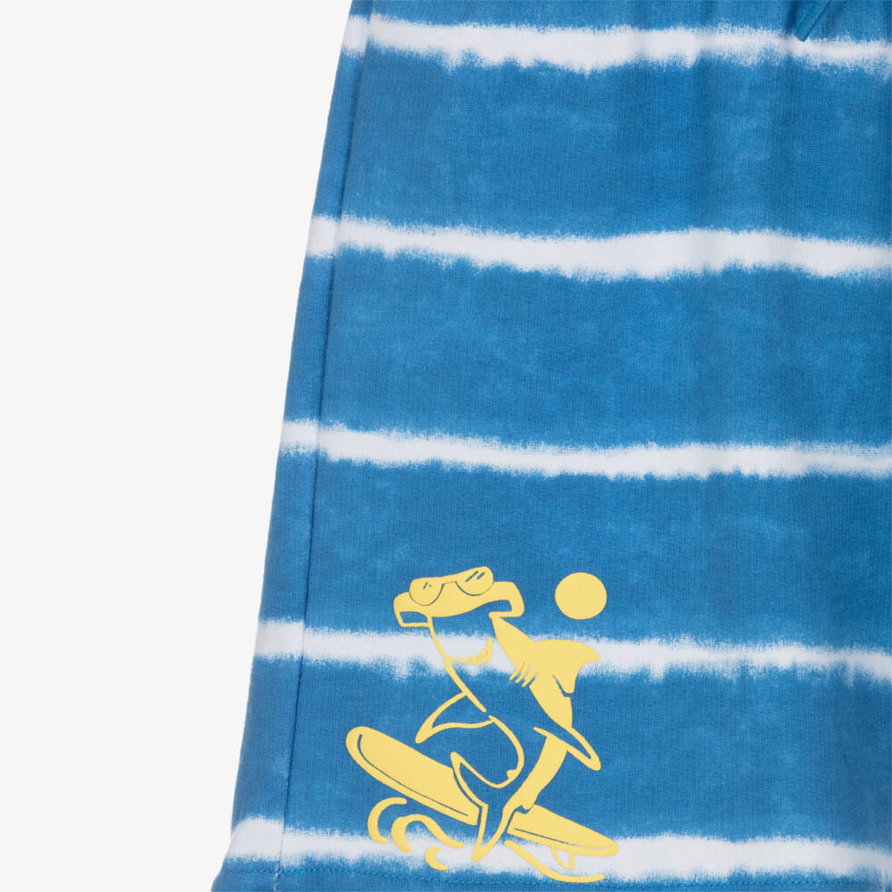 Mayoral-شورت جيرسي مقلم لون أزرق للأولاد | Childrensalon