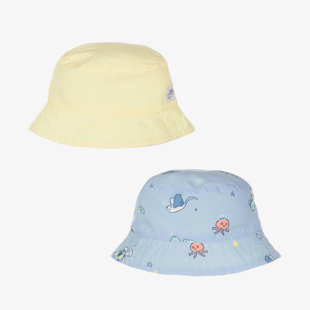 Mayoral-Boys Blue Turtle Print Swim Shorts (UPF 40+) | Childrensalon