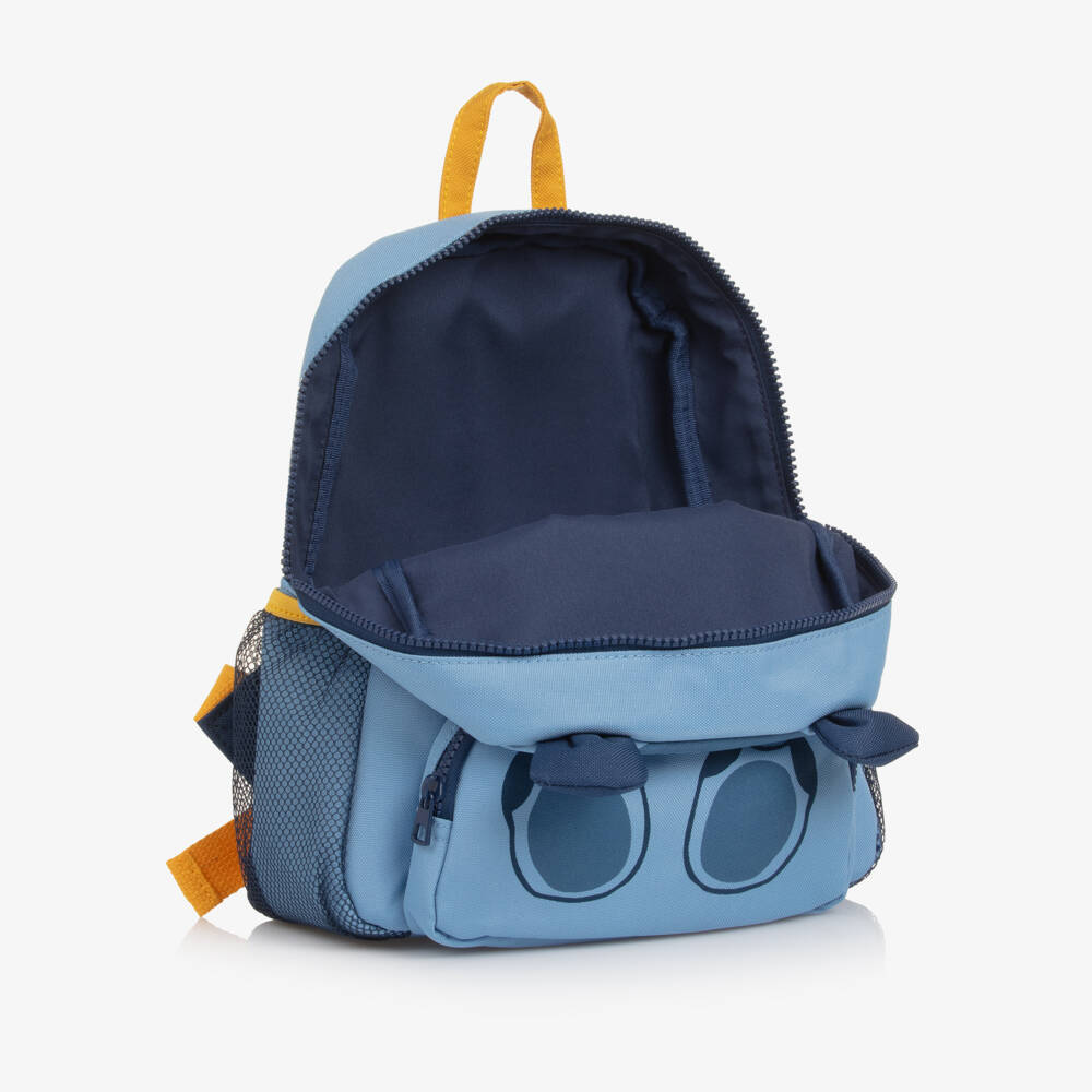 Mayoral-Boys Bright Blue Backpack with Hippo Motif (28cm) | Childrensalon