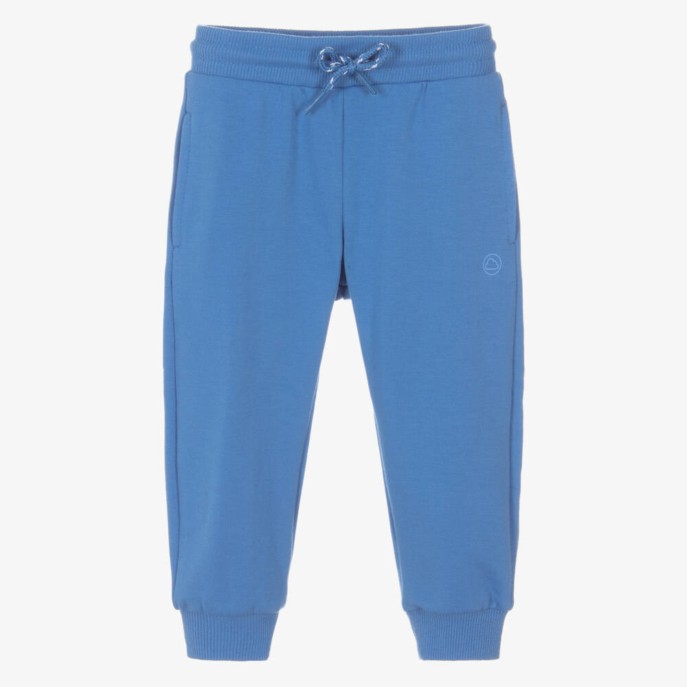 Mayoral-Boys Bright Blue Jersey Joggers | Childrensalon